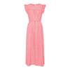 Frau Stockholm Kjole - Hot Coral Stripe