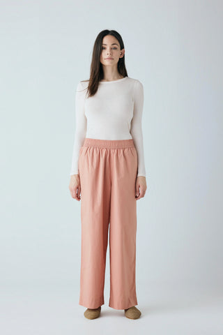 Frau Copenhagen Lang Bukser - Cameo Brown