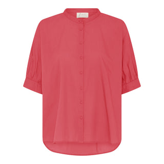 Frau Palermo Bomuld Skjorte - Garnet Rose