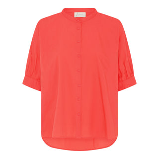 Frau Palermo Skjorte - Hot Coral