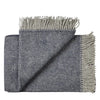 Fanø Uld Plaid 140x240 - Granite Blue