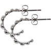 Frau Amy Creol Øreringe - Rhodium - Small