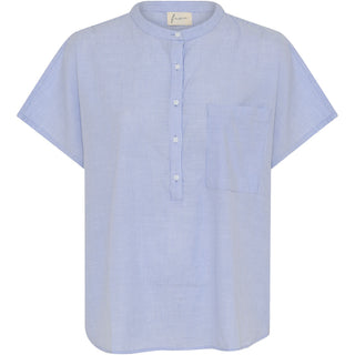 Frau Colombo Bomuld Skjorte - Baby Lavender Stripe