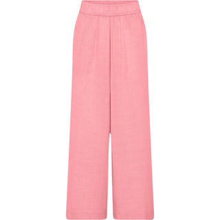 Frau Copenhagen Lang Bukser - Hot Coral Stripe