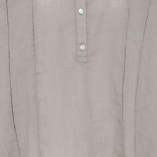 Frau Delhi Pure Linen Skjorte - Dove