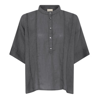 Frau Delhi Pure Linen Skjorte - Beluga