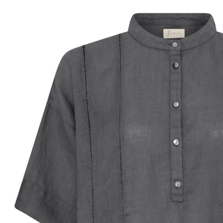 Frau Delhi Pure Linen Skjorte - Beluga