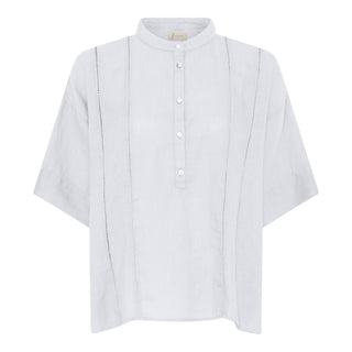 Frau Delhi Pure Linen Skjorte - Bright White