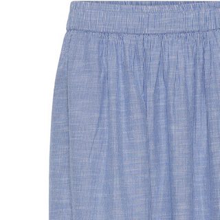 Frau Helsinki Nederdel - Medium Blue Stripe