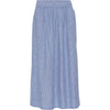 Frau Helsinki Nederdel - Medium Blue Stripe