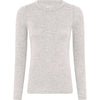 Frau Lucca Cashmere Bluse - Beige Melange