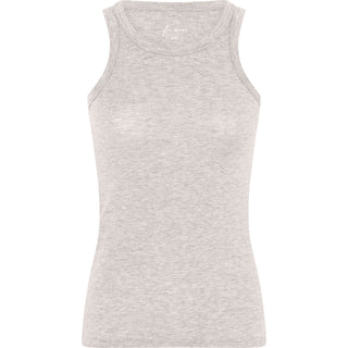 Frau Lucca Cashmere Top - Beige Melange