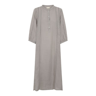 Frau Madrid Pure Linen Kjole - Dove