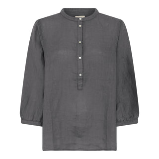Frau Madrid Pure Linen Skjorte - Beluga