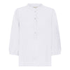 Frau Madrid Pure Linen Skjorte - Bright White