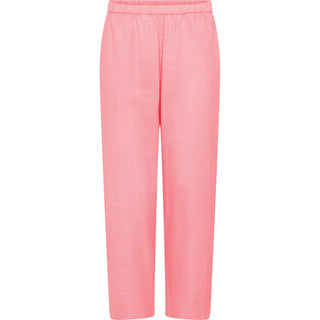 Frau Manila Bukser - Hot Coral Stripe