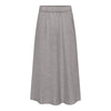 Frau Melbourne Ankel Nederdel - Coffee Quartz Stripe