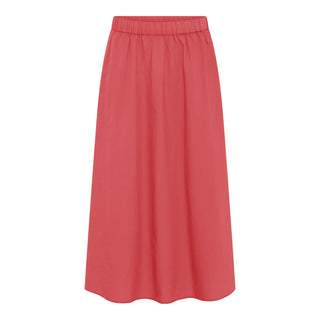 Frau Melbourne Ankel Nederdel - Garnet Rose
