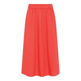 Frau Melbourne Ankel Nederdel - Hot Coral
