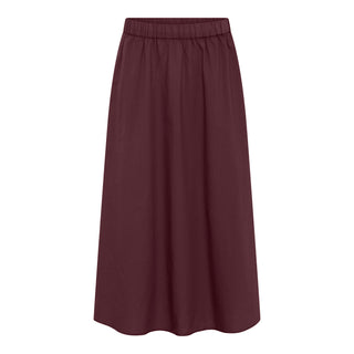 Frau Melbourne Ankel Nederdel - Red Mahogany