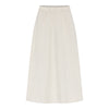 Frau Melbourne Ankel Nederdel - Tapioca Coffee Stripe