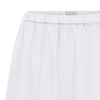Frau Melbourne Pure Linen Nederdel - Bright White