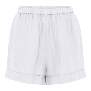 Frau Melbourne Pure Linen Shorts - Bright White
