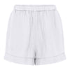 Frau Melbourne Pure Linen Shorts - Bright White
