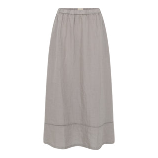 Frau Melbourne Pure Linen Nederdel - Dove