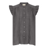Frau Napoli Pure Linen Top - Beluga