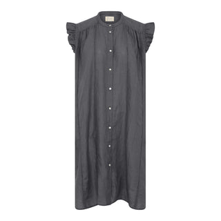 Frau Napoli Pure Linen Kort Kjole - Beluga