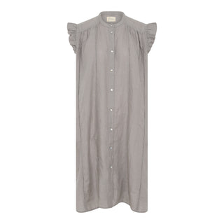 Frau Napoli Pure Linen Kort Kjole - Dove