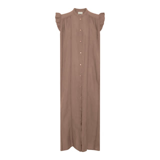 Frau Napoli Pure Linen Lang Kjole - Roebuck
