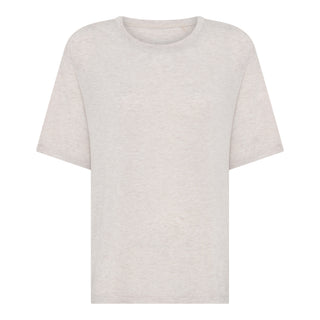 Frau Orlando Cashmere T-Shirt - Beige Melange