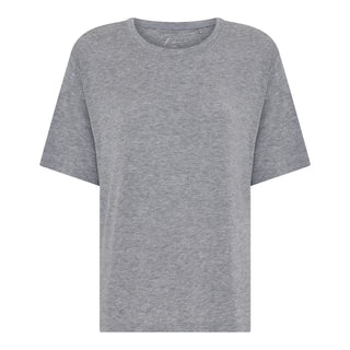 Frau Orlando Cashmere T-Shirt - Medium Grey Melange