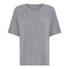 Frau Orlando Cashmere T-Shirt - Medium Grey Melange