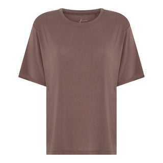 Frau Orlando Cashmere T-Shirt - Coffee Quartz