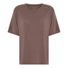 Frau Orlando Cashmere T-Shirt - Coffee Quartz