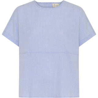 Frau Rome Kortærmet Skjorte - Baby Lavender Stripe