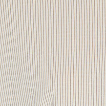 Frau Seoul Kort Skjorte - Tapioca Coffee Stripe