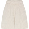 Frau Sydney Shorts - Tapioca Coffee Stripe