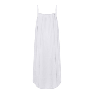 Frau Vancouver Pure Linen Kjole - Bright White