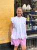 Frau Napoli Pure Linen Top - Bright White