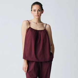 Frau Vancouver Top - Red Mahogany