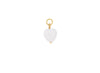 Pico Charm French Heart Vedhæng - White