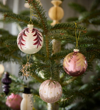 Bungalow Juletræskugle - Ruby Red