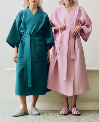 HAY Waffle Badekåbe - Cool Pink