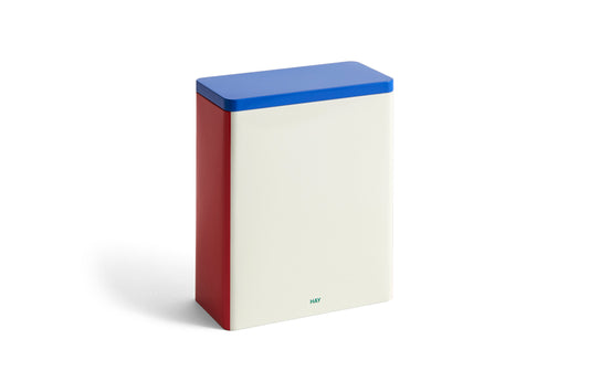 HAY Tin Container XL - White, Blue, Red