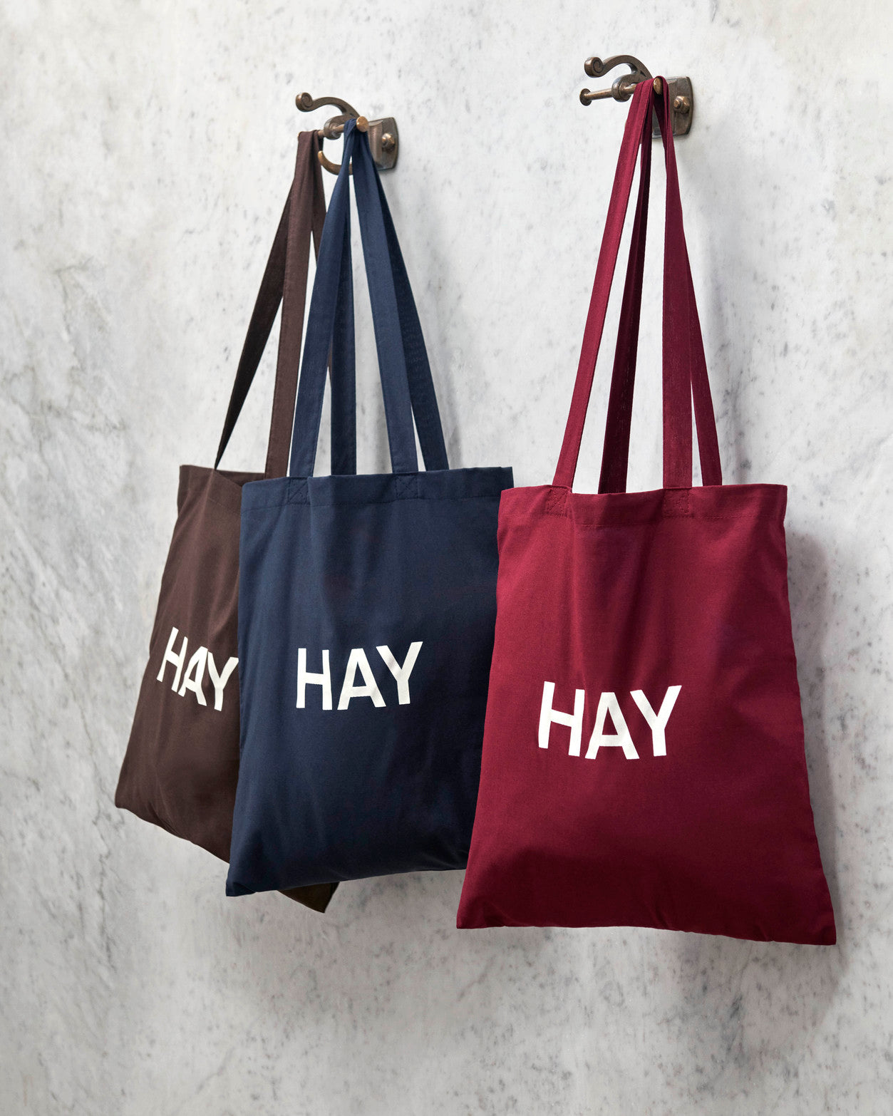 HAY Tote Bag Net - Navy Blå