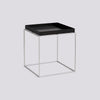 HAY Tray Coffee Table Sofabord L40 X B40 X H44 - Black & Steel Base
